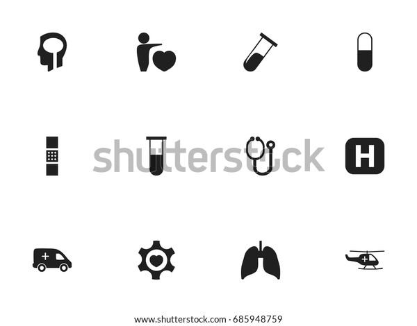 Set Of 12 Editable Health Icons.\
Includes Symbols Such As Heart, Human Love, Test Tube And More. Can\
Be Used For Web, Mobile, UI And Infographic\
Design.