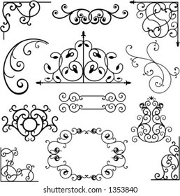 A set of 12 exquisitive and very clean ornamental designs.