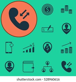 Set Of 12 Human Resources Icons. Can Be Used For Web, Mobile, UI And Infographic Design. Includes Elements Such As Bank Payment, Pin Employee, Business Goal And More.
