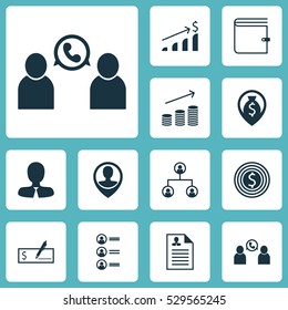 Set Of 12 Human Resources Icons. Can Be Used For Web, Mobile, UI And Infographic Design. Includes Elements Such As Tree Structure, Curriculum Vitae, Coins Growth And More.