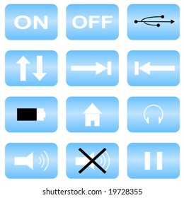 Set of 12 icons