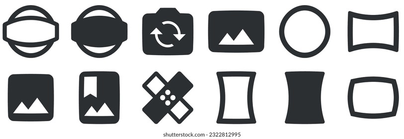 Set of 12 icons Image. Creative business solutions icon set. Simple Set. for mobile and web. Big UI icon set in a flat design. UI and UX