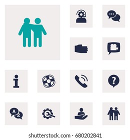 Set Of 12 Maintenance Icons Set.Collection Of Blog, Help, Safe Ring And Other Elements.