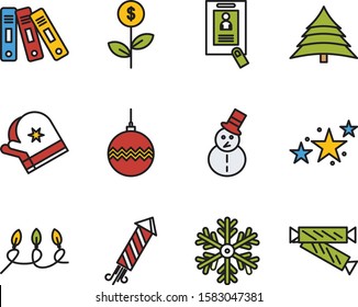 Set of 12 Quality icon for your project
