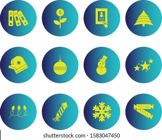 Set of 12 Quality icon for your project
