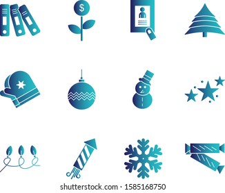 Set of 12 Quality icon for your project
