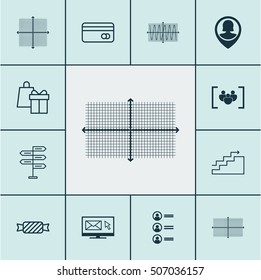 Set Of 12 Universal Editable Icons. Can Be Used For Web, Mobile And App Design. Includes Icons Such As Opportunity, Square Diagram, Questionnaire And More.