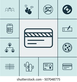 Set Of 12 Universal Editable Icons. Can Be Used For Web, Mobile And App Design. Includes Icons Such As Forbidden Mobile, SEO Brainstorm, Square Diagram And More.