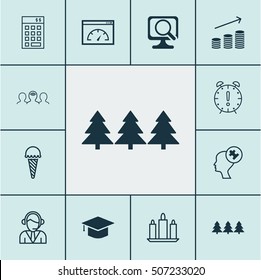 Set Of 12 Universal Editable Icons. Can Be Used For Web, Mobile And App Design. Includes Icons Such As Time Management, Operator, Graduation And More.