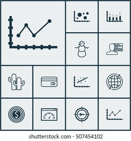 Set Of 12 Universal Editable Icons. Can Be Used For Web, Mobile And App Design. Includes Icons Such As Loading Speed, Comparison, Winter And More.