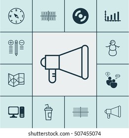 Set Of 12 Universal Editable Icons. Can Be Used For Web, Mobile And App Design. Includes Icons Such As SEO Brainstorm, Blank Cd, Sinus Graph And More.