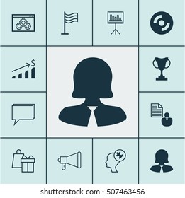 Set Of 12 Universal Editable Icons. Can Be Used For Web, Mobile And App Design. Includes Icons Such As Website Performance, Conference, Tournament And More.