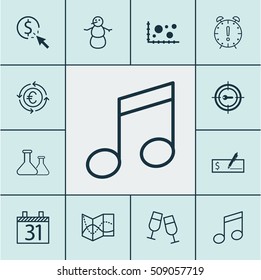 Set Of 12 Universal Editable Icons. Can Be Used For Web, Mobile And App Design. Includes Icons Such As Winter, Comparison, Champagne Glasses And More.