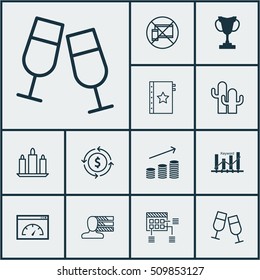 Set Of 12 Universal Editable Icons. Can Be Used For Web, Mobile And App Design. Includes Icons Such As Forbidden Mobile, Schedule, Loading Speed And More.