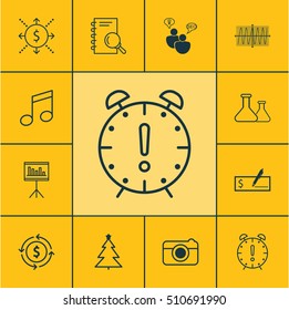 Set Of 12 Universal Editable Icons. Can Be Used For Web, Mobile And App Design. Includes Icons Such As Presentation, Bank Payment, SEO Brainstorm And More.