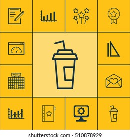 Set Of 12 Universal Editable Icons. Can Be Used For Web, Mobile And App Design. Includes Icons Such As Measurement, Hotel Construction, Warranty And More.