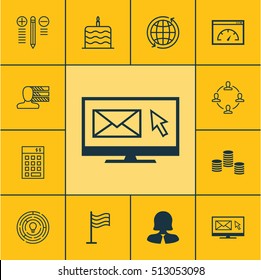 Set Of 12 Universal Editable Icons. Can Be Used For Web, Mobile And App Design. Includes Icons Such As Personal Skills, Money, Pin And More.