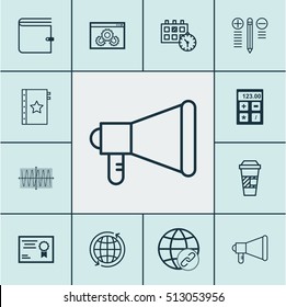 Set Of 12 Universal Editable Icons. Can Be Used For Web, Mobile And App Design. Includes Icons Such As Financial, Website Performance, Warranty And More.