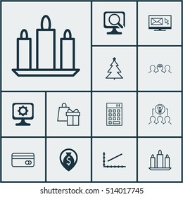 Set Of 12 Universal Editable Icons. Can Be Used For Web, Mobile And App Design. Includes Icons Such As Line Graph, Coaching, Investment And More.