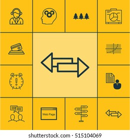 Set Of 12 Universal Editable Icons. Can Be Used For Web, Mobile And App Design. Includes Icons Such As Brain Process, Credit Card, Report And More.