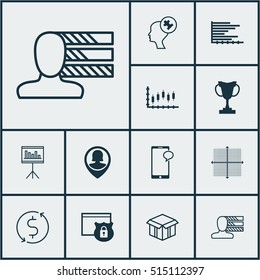 Set Of 12 Universal Editable Icons. Can Be Used For Web, Mobile And App Design. Includes Icons Such As Tournament, Open Cardboard, Money Trasnfer And More.