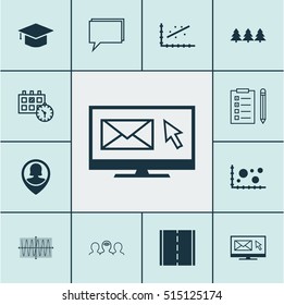 Set Of 12 Universal Editable Icons. Can Be Used For Web, Mobile And App Design. Includes Icons Such As Analytics, Appointment, Coaching And More.