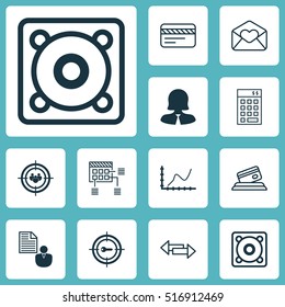Set Of 12 Universal Editable Icons. Can Be Used For Web, Mobile And App Design. Includes Icons Such As Credit Card, Greeting Email, Bank Card And More.