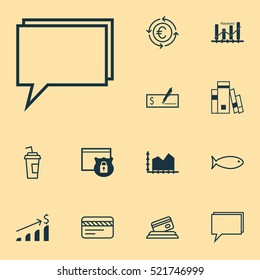 Set Of 12 Universal Editable Icons. Can Be Used For Web, Mobile And App Design. Includes Elements Such As Currency Recycle, Conference, Drink Cup And More.