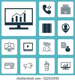 Set Of 12 Universal Editable Icons. Can Be Used For Web, Mobile And App Design. Includes Elements Such As Online Identity, Photo Camera, Drink Cup And More.