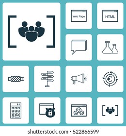 Set Of 12 Universal Editable Icons. Can Be Used For Web, Mobile And App Design. Includes Elements Such As Opportunity, Currency Recycle, Website Performance And More.