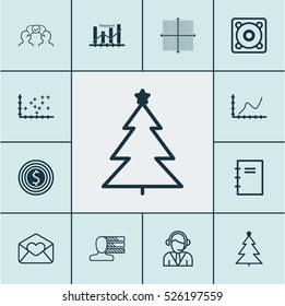 Set Of 12 Universal Editable Icons. Can Be Used For Web, Mobile And App Design. Includes Elements Such As Greeting Email, Music, Plot Diagram And More.