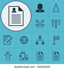 Set Of 12 Universal Editable Icons. Can Be Used For Web, Mobile And App Design. Includes Elements Such As Winter, Decision Making, Pin And More.