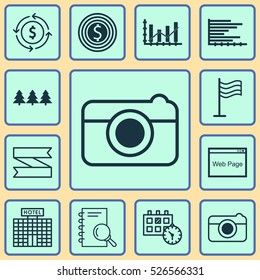 Set Of 12 Universal Editable Icons. Can Be Used For Web, Mobile And App Design. Includes Elements Such As Website, Appointment, Analysis And More.