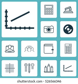 Set Of 12 Universal Editable Icons. Can Be Used For Web, Mobile And App Design. Includes Elements Such As Wallet, Savings, Decision Making And More.