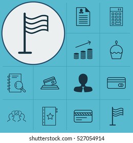 Set Of 12 Universal Editable Icons. Can Be Used For Web, Mobile And App Design. Includes Elements Such As Warranty, Coins Growth, Investment And More.