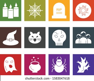 Set Of 12 Universal Icons For Mobile Application and websites
