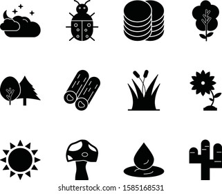 Set of 12 Universal Pixel Perfect Icons for your project
