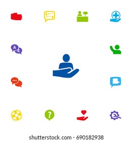 Set Of 13 Maintenance Icons Set.Collection Of Blog, Care;, Gear And Other Elements.
