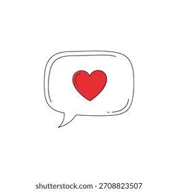 Un conjunto de 15 iconos vectoriales de San Valentín con diseños de corazón en rojo, blanco y negro. Perfecto para tarjetas de felicitación, redes sociales, pegatinas, Diseño web y decoraciones o artesanías de San Valentín