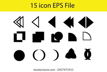 Conjunto de 15 modernos iconos de línea delgada. Señales aisladas para móvil y Web. Pictogramas de alta calidad. Conjunto de iconos lineales de negocios, médicos, UI y UX, medios, dinero, viajes, etc.