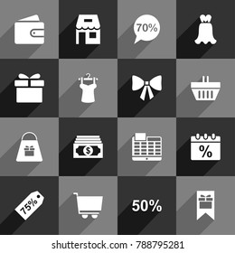 Set of 16 Black Friday Icons