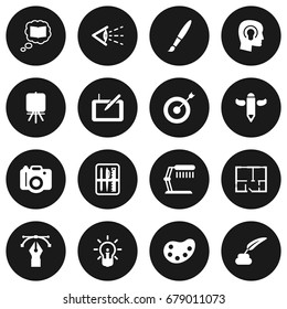 Set Of 16 Constructive Icons Set.Collection Of Idea, Gadget, Look And Other Elements.