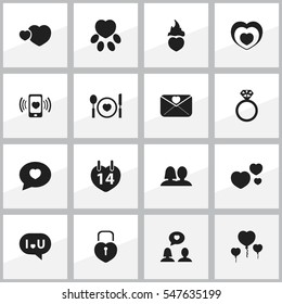 Set Of 16 Editable Amour Icons. Includes Symbols Such As Padlock, Heartbeat, Smartphone And More. Can Be Used For Web, Mobile, UI And Infographic Design.