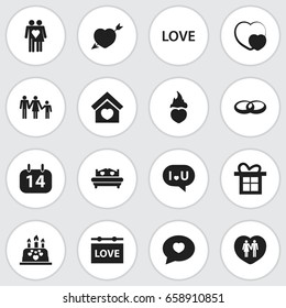 Set Of 16 Editable Amour Icons. Includes Symbols Such As Board, Building, Gift And More. Can Be Used For Web, Mobile, UI And Infographic Design.
