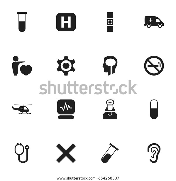 Set Of 16 Editable Hospital Icons.\
Includes Symbols Such As Human Love, Listen, Intelligence And More.\
Can Be Used For Web, Mobile, UI And Infographic\
Design.