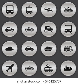 Set Of 16 Editable Shipment Icons. Includes Symbols Such As Yacht, Drophead Coupe, Ship And More. Can Be Used For Web, Mobile, UI And Infographic Design.