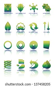 set of 16 mattress icons with
