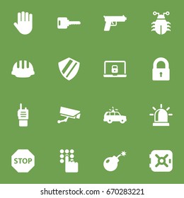 Set Of 16 Procuring Icons Set.Collection Of Remote, Notebook, Virus And Other Elements.