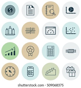 Set Of 16 Universal Editable Icons. Can Be Used For Web, Mobile And App Design. Includes Icons Such As Wax, Sweet, Investment And More.