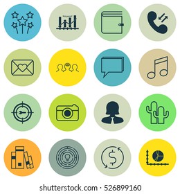 Set Of 16 Universal Editable Icons. Can Be Used For Web, Mobile And App Design. Includes Elements Such As Money Trasnfer, Keyword Optimisation, Business Woman And More.